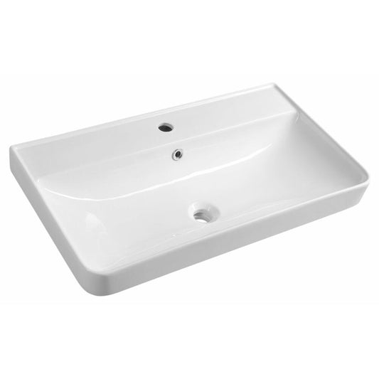 ZEN Keramik-Waschtisch 80x45cm, weiss