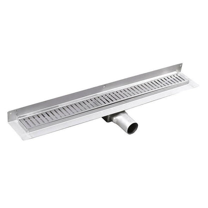 MANUS ONDA Bodenrinne aus Edelstahl mit Rost, wandhängend, L-750, DN50