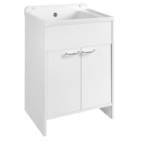 Unterschrank (58,2x78cm) mit Ausgussbecken(58x38cm), inklusive Siphon