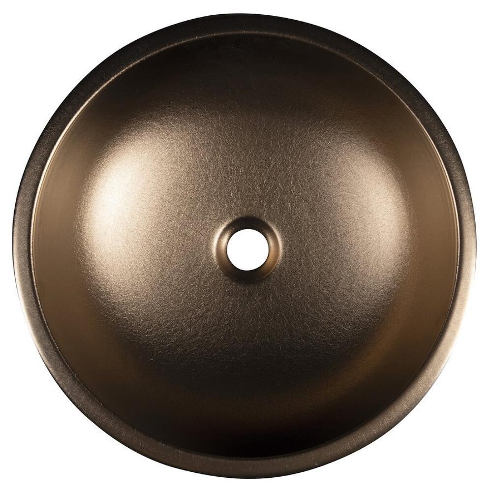 PRIORI Keramik-Waschtisch Ø 41 cm, gold/blau