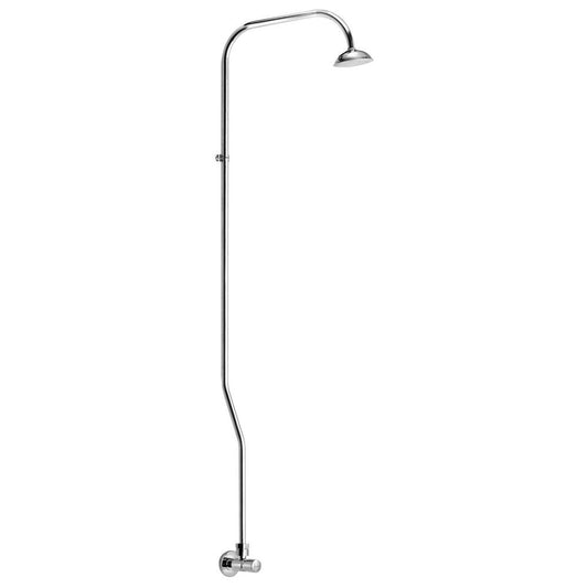 TEMPOR Duschsäule mit Selbstschlussventil, Chrom
