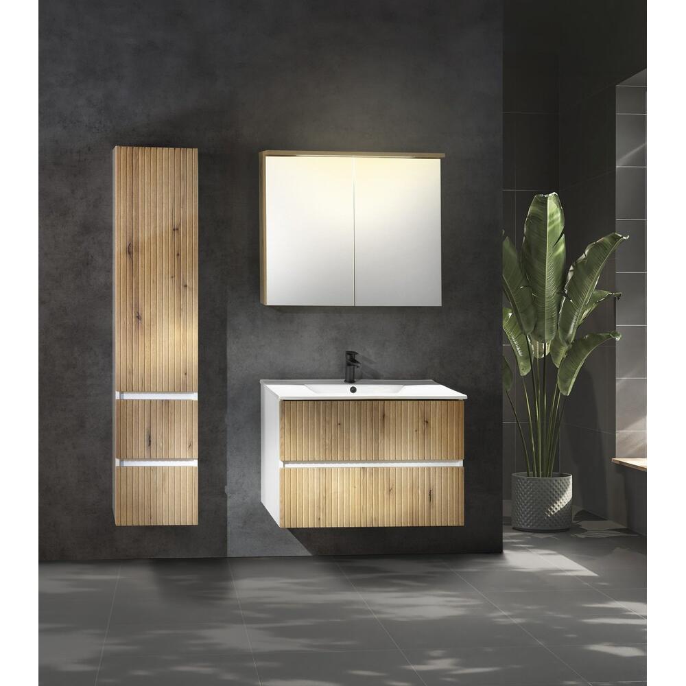 PANEDA STRIP Unterschrank 74,5x55x45,2cm, Eiche Emporio