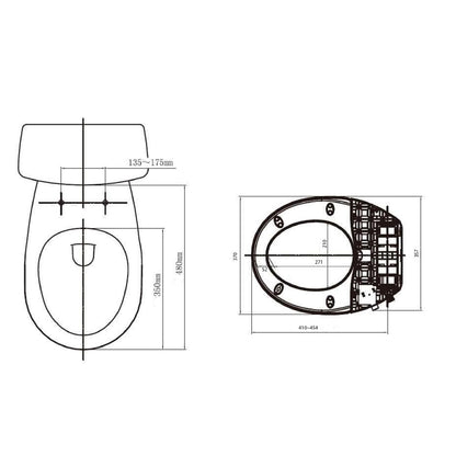 CLEAN STAR Bidet--WC Aufsatz