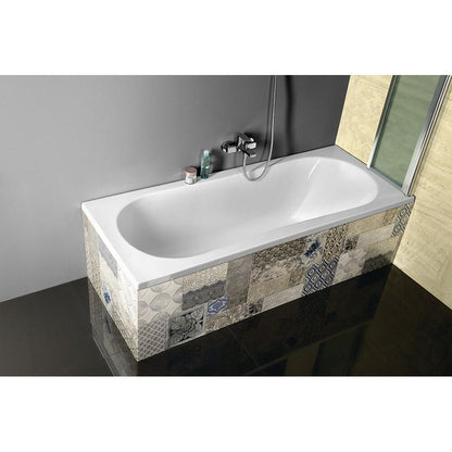 JIZERA Badewanne 180x80x39cm ohne Füße, weiß