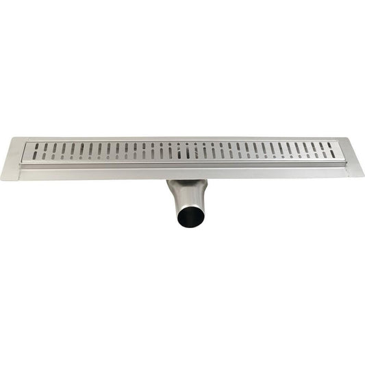 MANUS ONDA Bodenrinne aus Edelstahl mit Rost, L-1050, DN50