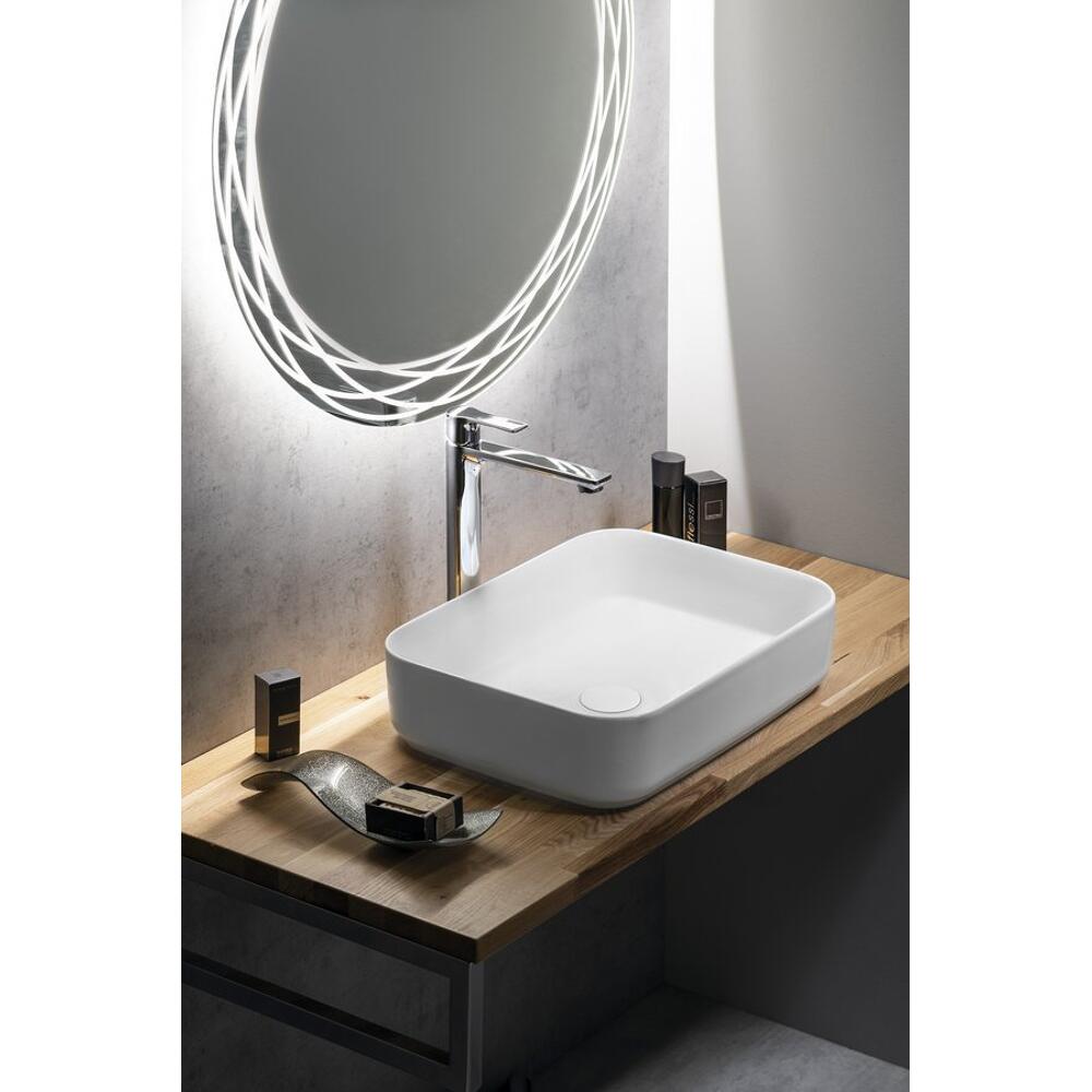 INFINITY RECTANGLE Aufsatzwaschbecken 50x36cm, weiss matt