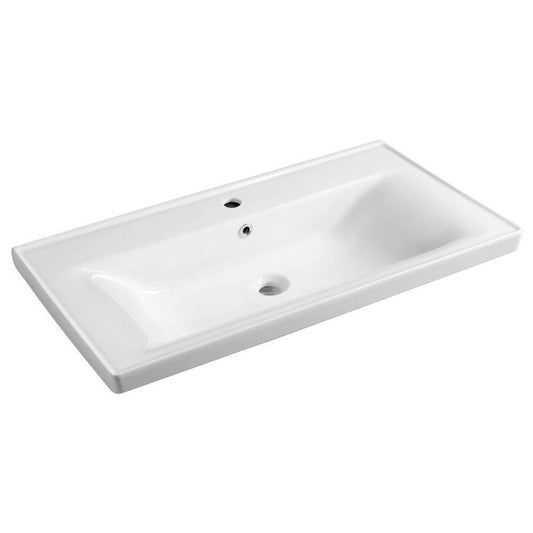 SAVA 90 Keramik-Waschtisch 90x46cm, weiss