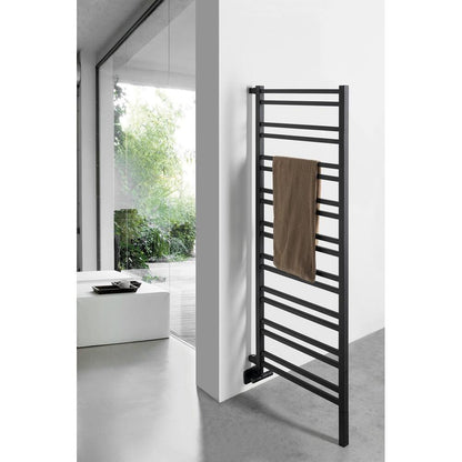 METRO SPACE Raumteiler-Badheizkörper 550x1430 mm,500W, schwarz matt
