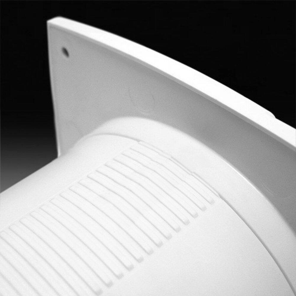 B-12 PLUS T Badlüfter mit Zeitschaltuhr, 20W, Rohrleitung 120mm, weiß