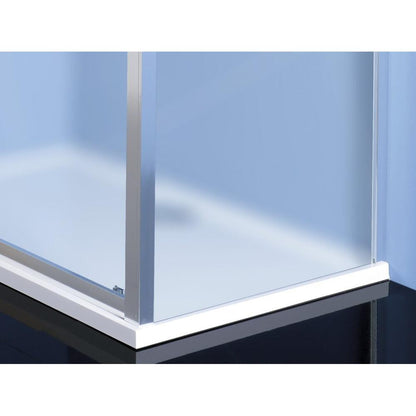 EASY LINE Duschkabine drei Wände 1200x1000mm, L/R Variante, glas Brick
