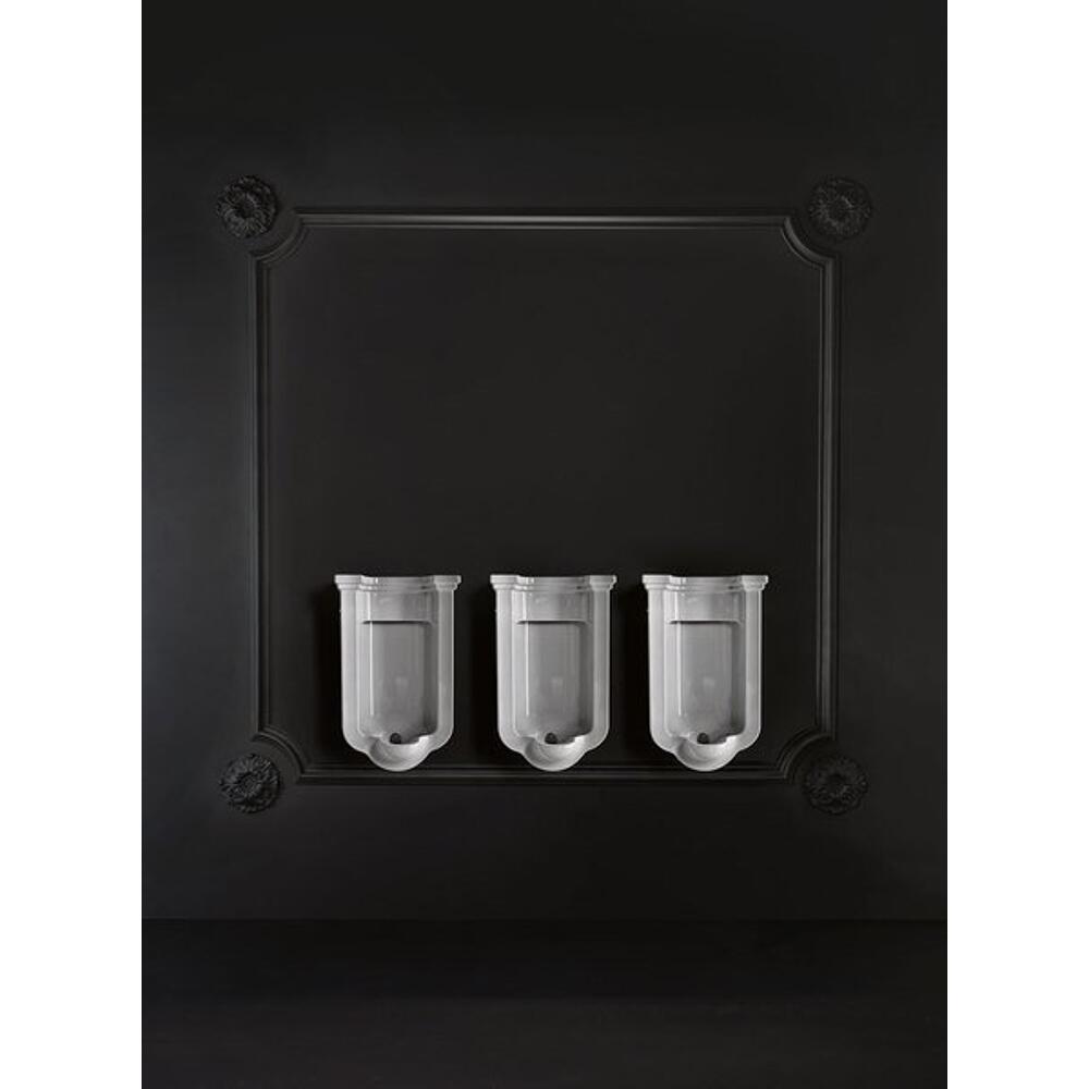 WALDORF Urinal 44x72cm, inkl. Siphon und Befestigungsset, weiß