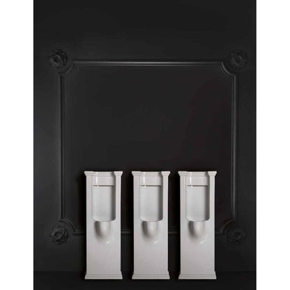 WALDORF Urinal44x124,5 cm, inklusive Siphon und Befestigungsset, weiß