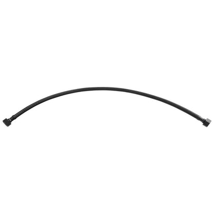 Flexibler Schlauch, Edelstahl FxF 3/8"x3/8", 60cm, Schwarz matt