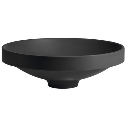 VERTO Einbauwaschtisch, Gussmarmor, Durch. 40,5cm, Anthrazit matt
