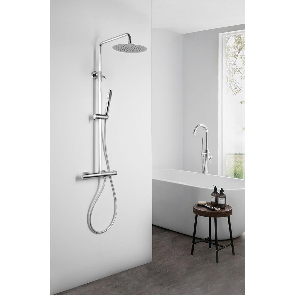 Duschsäule mit Thermostat-Armatur, Chrom