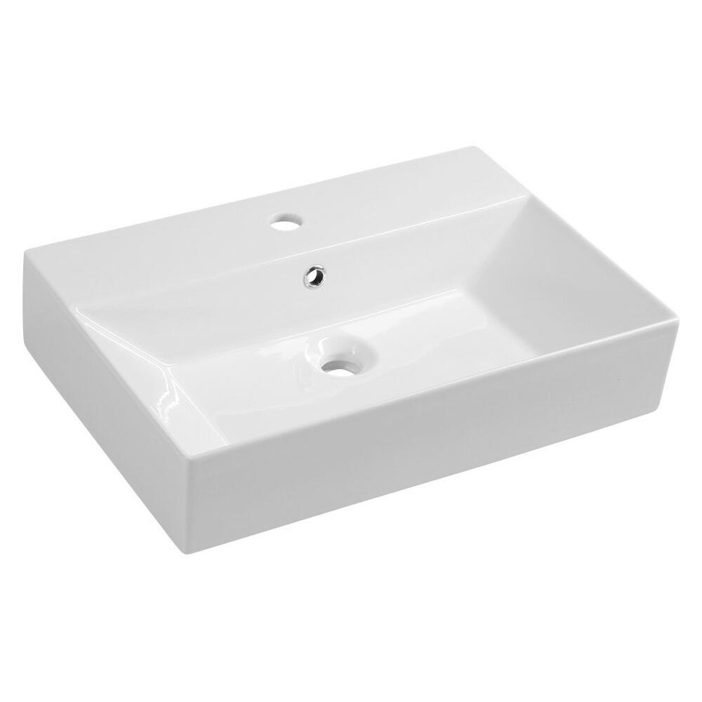SISTEMA Keramik-Waschtisch 60x42 cm, weiss