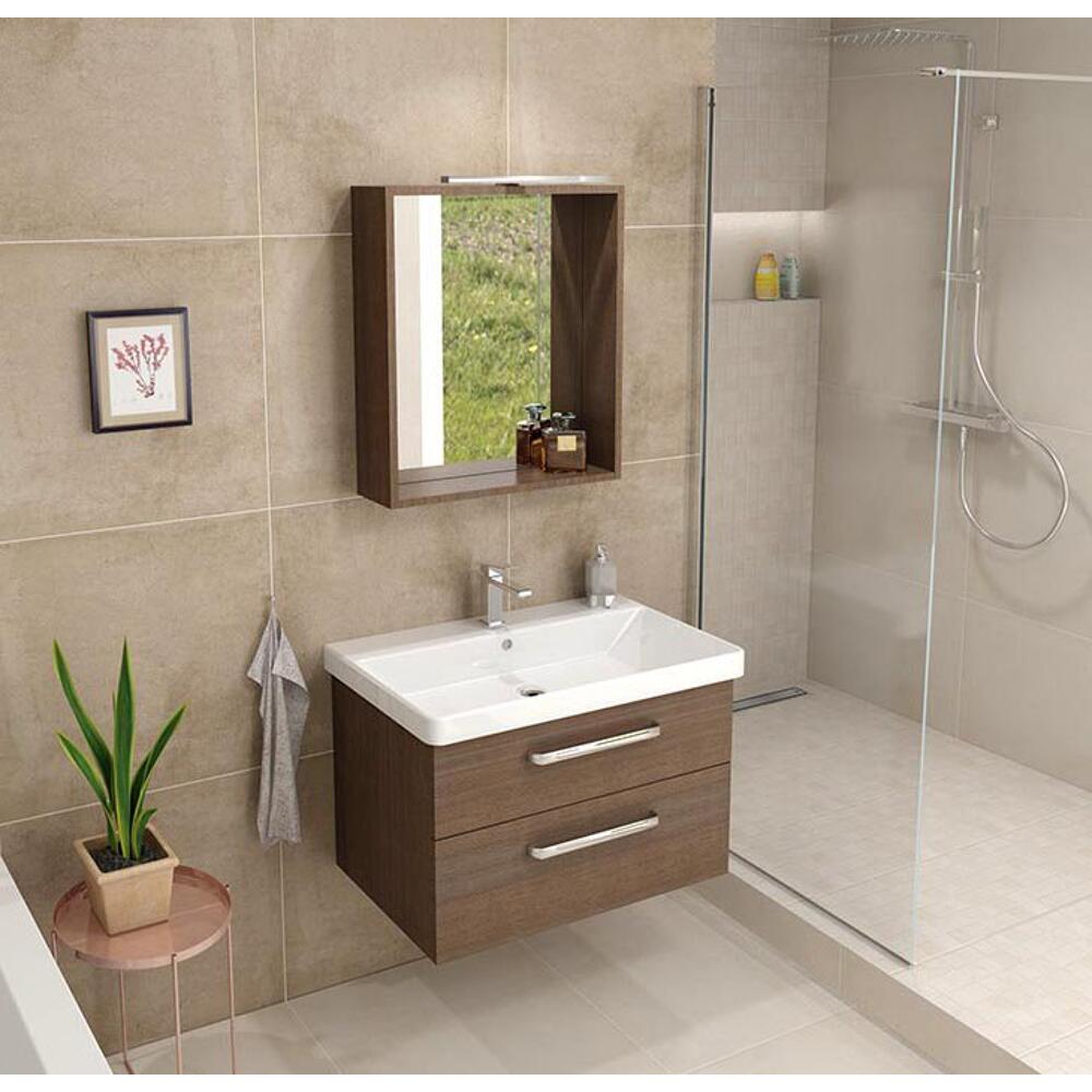 THEIA Unterschrank 75,6x50x44,2cm, 2xSchublade, Kiefer Rustikal