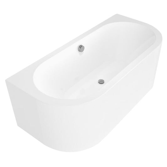 VIVA D MONOLITH asymmetrische Badewanne 170x75x60cm, weiß