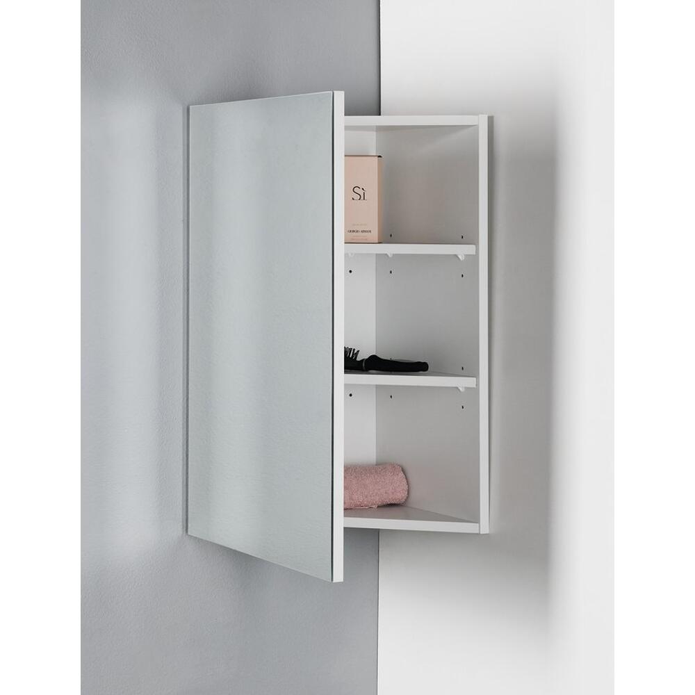 ZOJA/KERAMIA FRESH Eckspiegelschrank 36,6x71,8x36,6cm, weiß