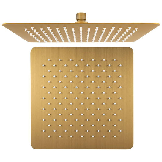 SLIM Kopfbrause, 300x300mm, Gold matt