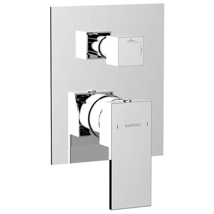 CUBEMIX Unterputz-Duscharmatur, 2 Wege, Chrom