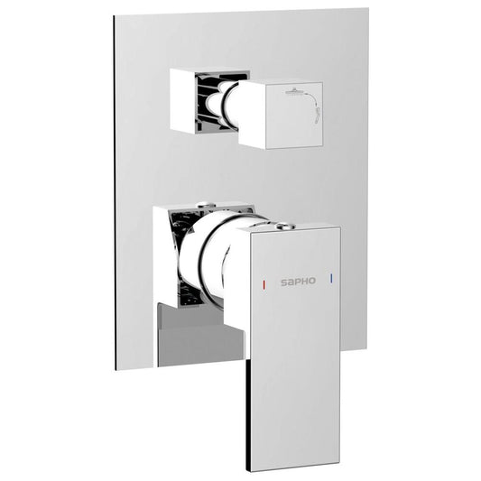 CUBEMIX Unterputz-Duscharmatur, 2 Wege, Chrom