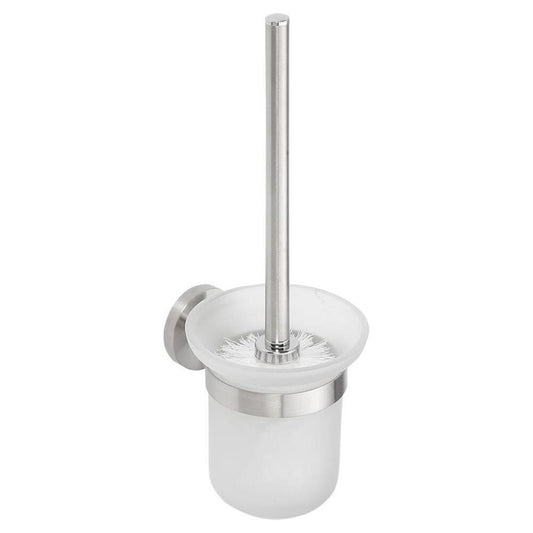 X-STEEL Hänge-WC-Bürste, Milchglas, Edelstahl matt