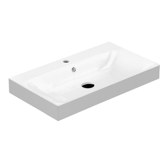CENTO Keramik-Waschtisch 80x45cm, weiß