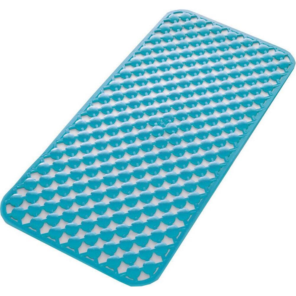 GEO Wanneneinlage 36x71 cm Gummi, Anti-Rutsch, Kautschuk, blau