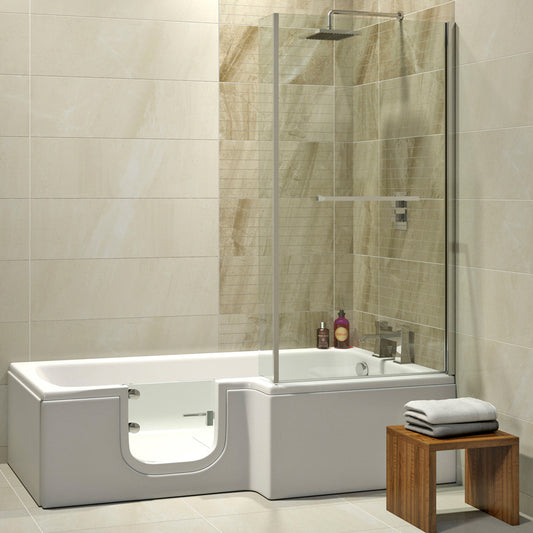 Solarna Badewanne mit Tür/Seniorenbadewanne 170x85/70cm, rechts
