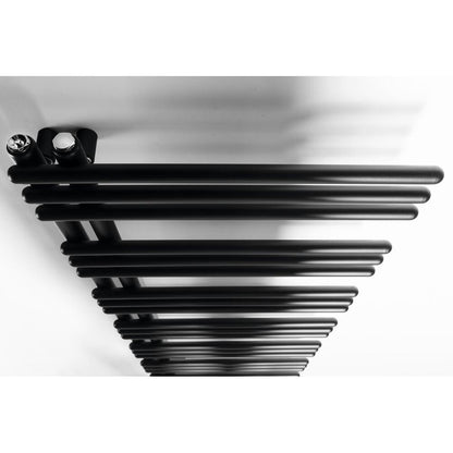 POSEIDON Badheizkörper 550x1340mm,500W,  schwarz matt
