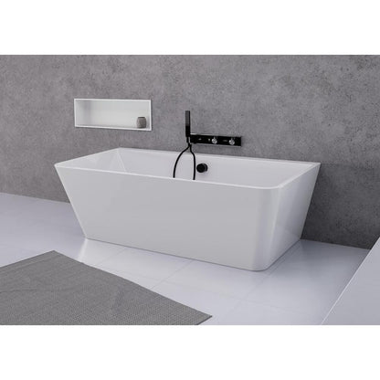 LIBERTA D Badewanne 170x78x60cm, Weiß