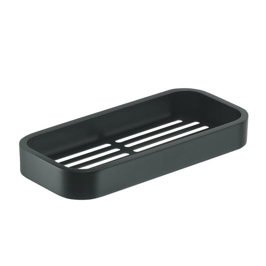 OUTLINE eckige Ablage, 241x30x111mm, schwarz matt