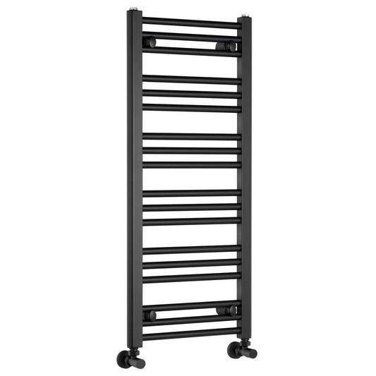ALBRECHT Badheizkörper 400x930mm, 300W, Schwarz matt