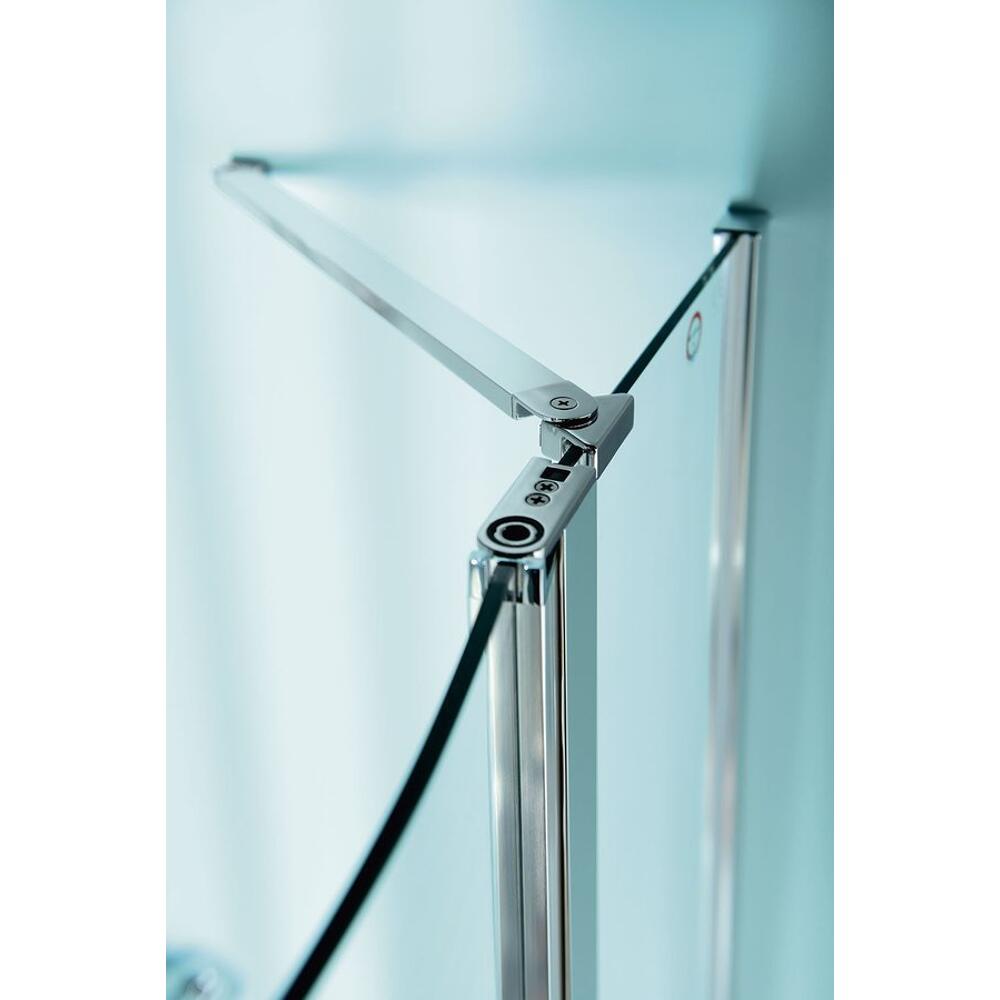 ZOOM LINE Duschabtrennung Viertelkreis 900x900mm, Klarglas, rechts