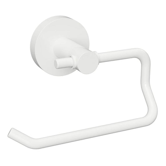 X-ROUND WHITE Toilettenpapierhalter, Weiß matt