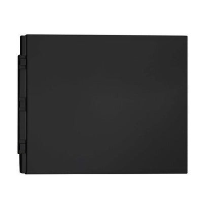 PLAIN Seitenschürze 90x59cm, Schwarz matt