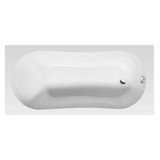 JIZERA Badewanne 150x70x39cm ohne Füße, weiß