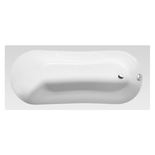 JIZERA Badewanne 160x70x39cm ohne Füße, weiß