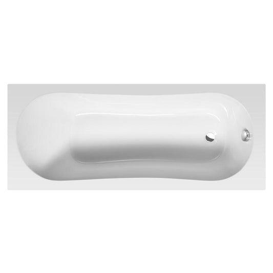 JIZERA Badewanne 170x70x39cm ohne Füße, weiß