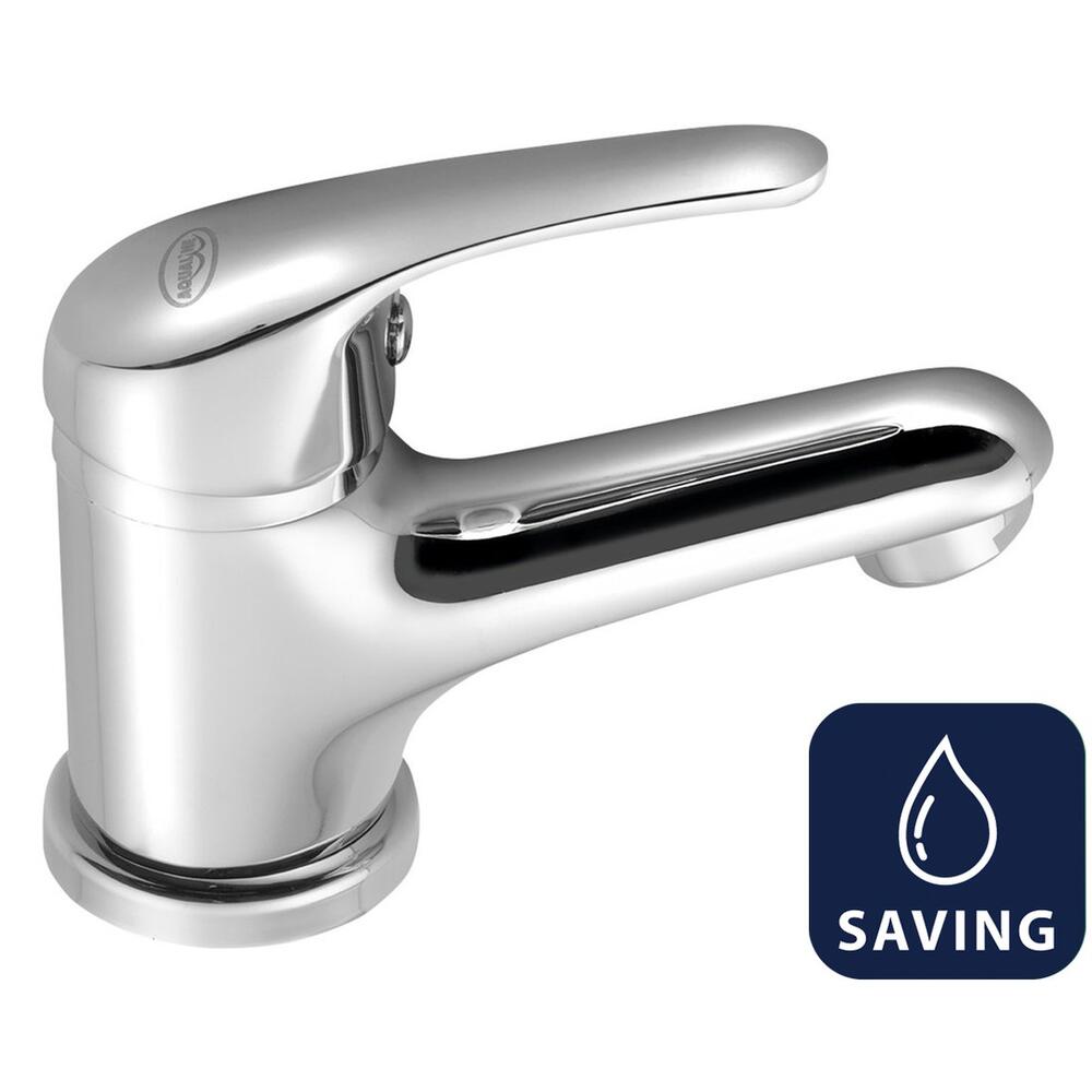 AQUALINE 35 Waschtischarmatur, WASSERSPAR-Kartusche, Chrom