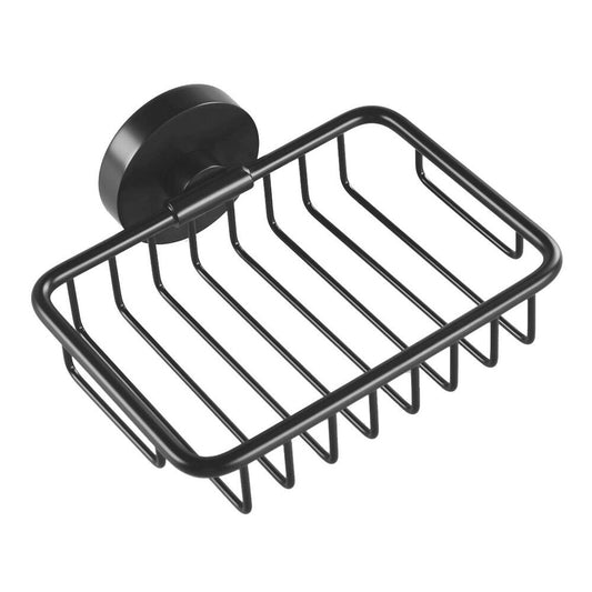 X-ROUND BLACK Seifenschale, Schwarz matt