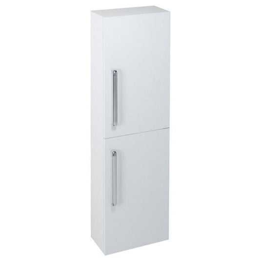 THEIA Hochschrank 40x138x20cm, 2x Tür, links/rechts, weiß