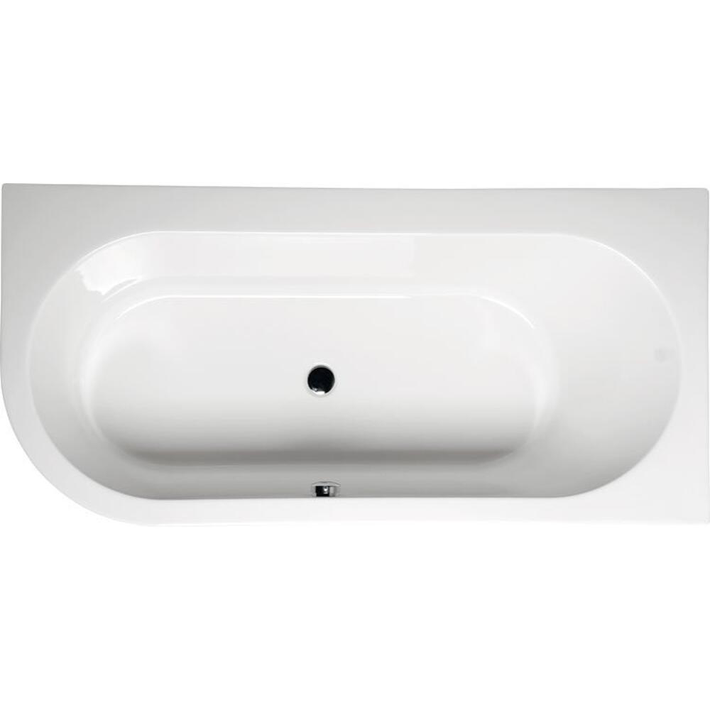 Raumspar Badewanne ASTRA 165x80x48cm rechts, weiß