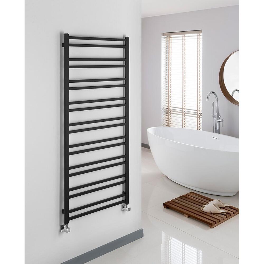 METRO DOS Badheizkörper 550x1430 mm, 500W,Schwarz matt