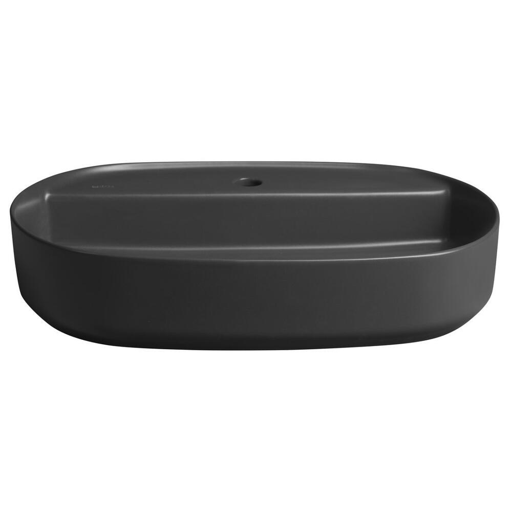 INFINITY OVAL Aufsatzwaschbecken, 60x40cm, Anthrazit