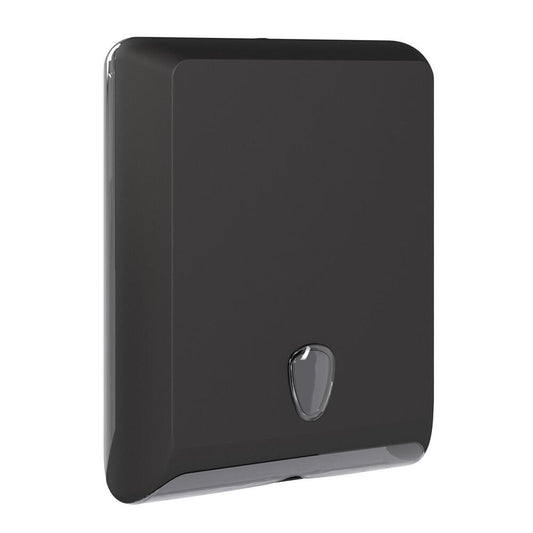 COLORED Papiertuchspender, 29x40x13cm, ABS, Soft Touch, Schwarz matt