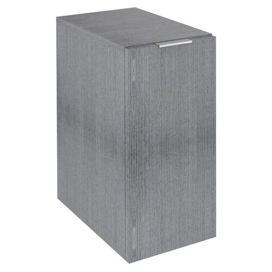 CIRASA Unterschrank 30x64x46cm, Wäschekorb, Silbereiche