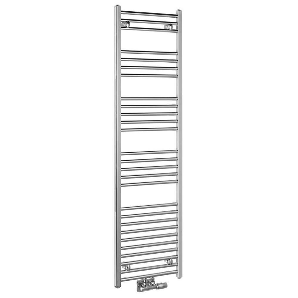 ALYA Badheizkörper gerade 400x1600mm, 400W,Mittelanschluss, Chrom