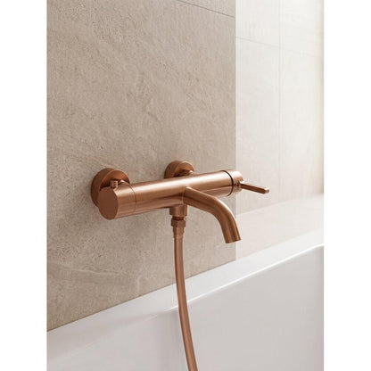 ICONIC Badewannenarmatur, Kupfer matt